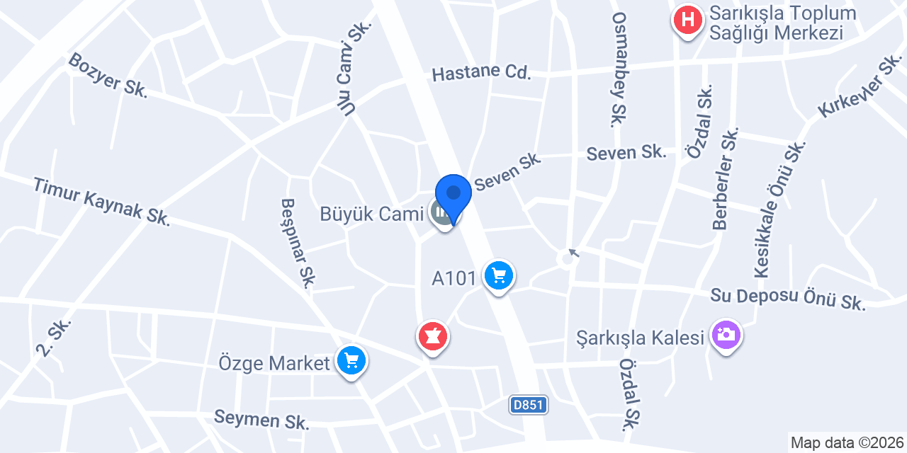 Şarkışla Efsane Tur konumu