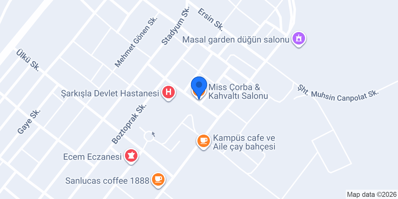 Miss Çorba & Kahvaltı Salonu konumu