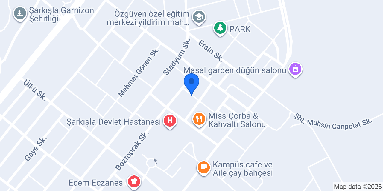Düşler Sokağı konumu
