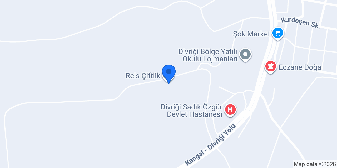 Reis Çiftlik konumu