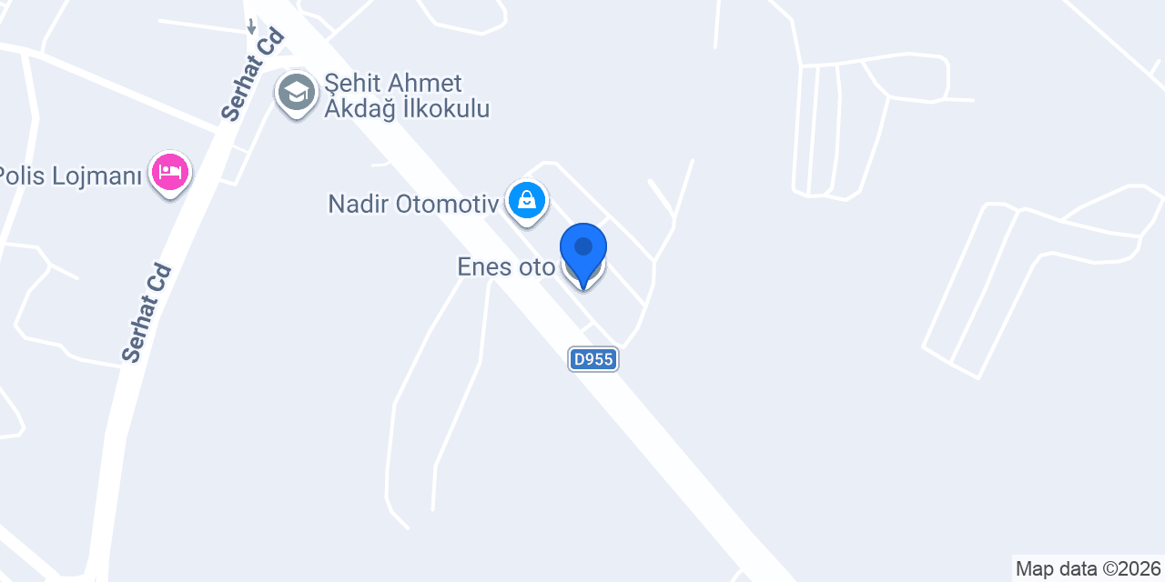 Enes oto konumu