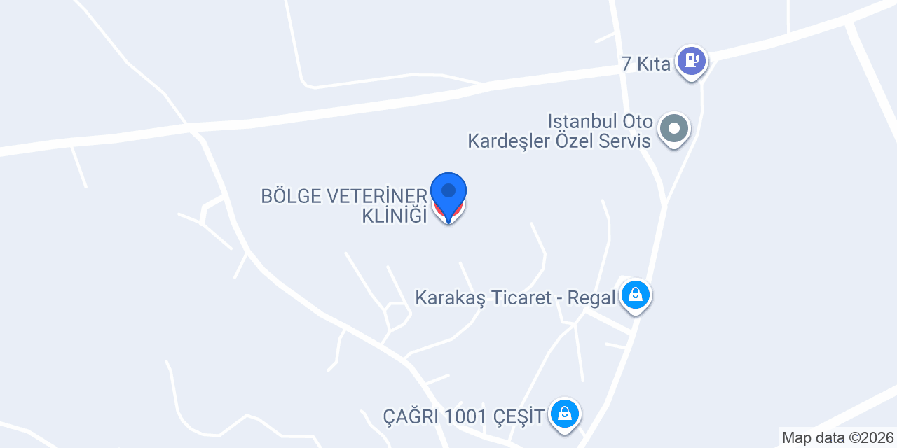 BÖLGE VETERİNER KLİNİĞİ konumu