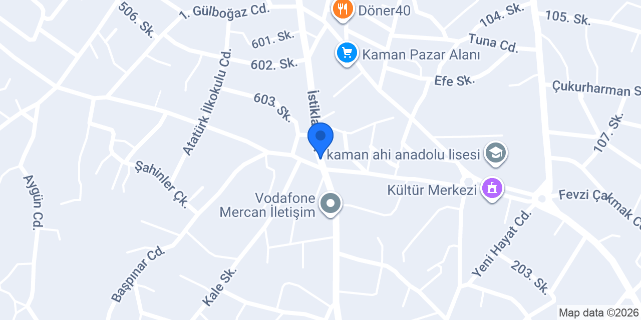 Nil Kırtasiye konumu