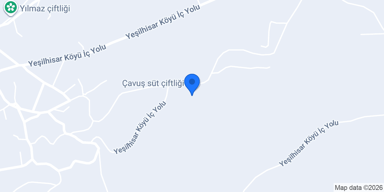 Çavuş süt çiftliği konumu
