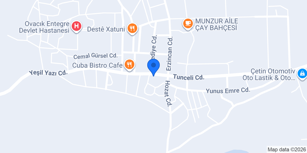 Munzur Baba Kokoreç konumu