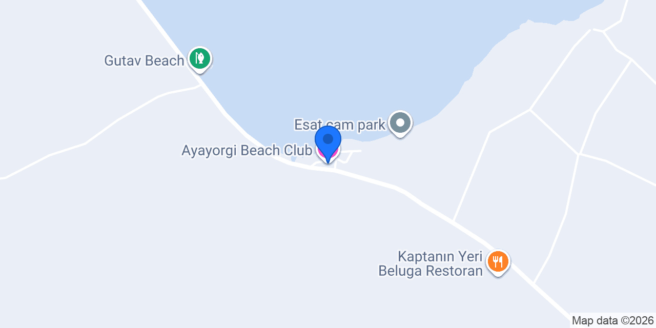 Ayayorgi Beach Club konumu