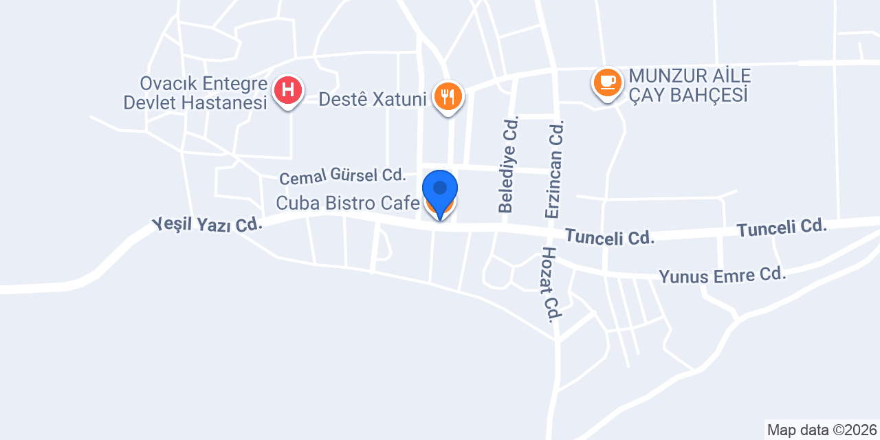 Cuba Bistro Cafe konumu