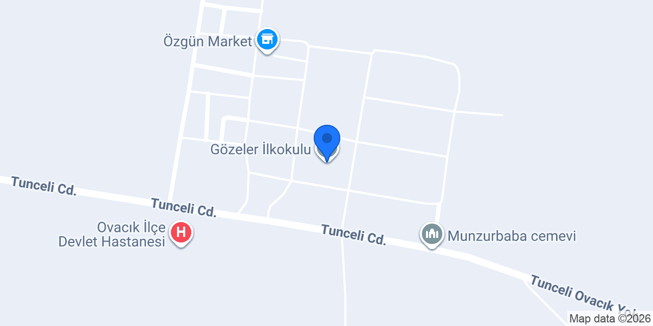 Gözeler İlkokulu konumu