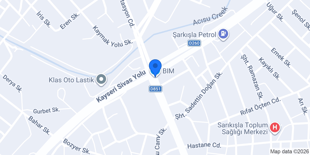 Şarkışla evdiz 2. El konumu