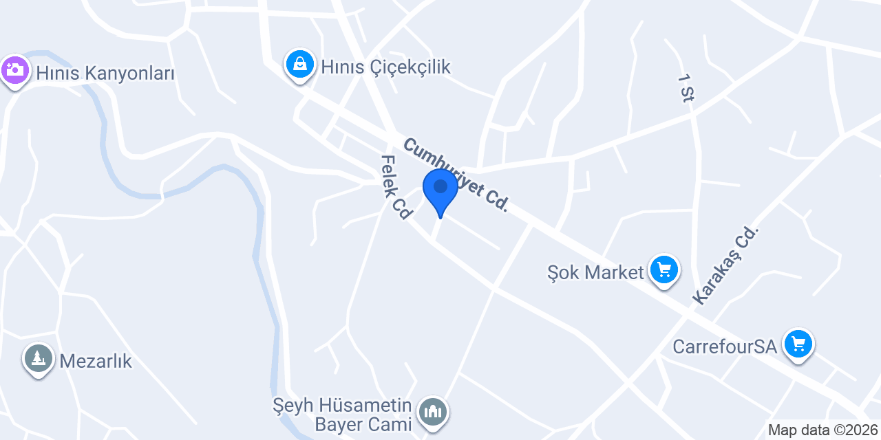 Karakaş ticaret konumu