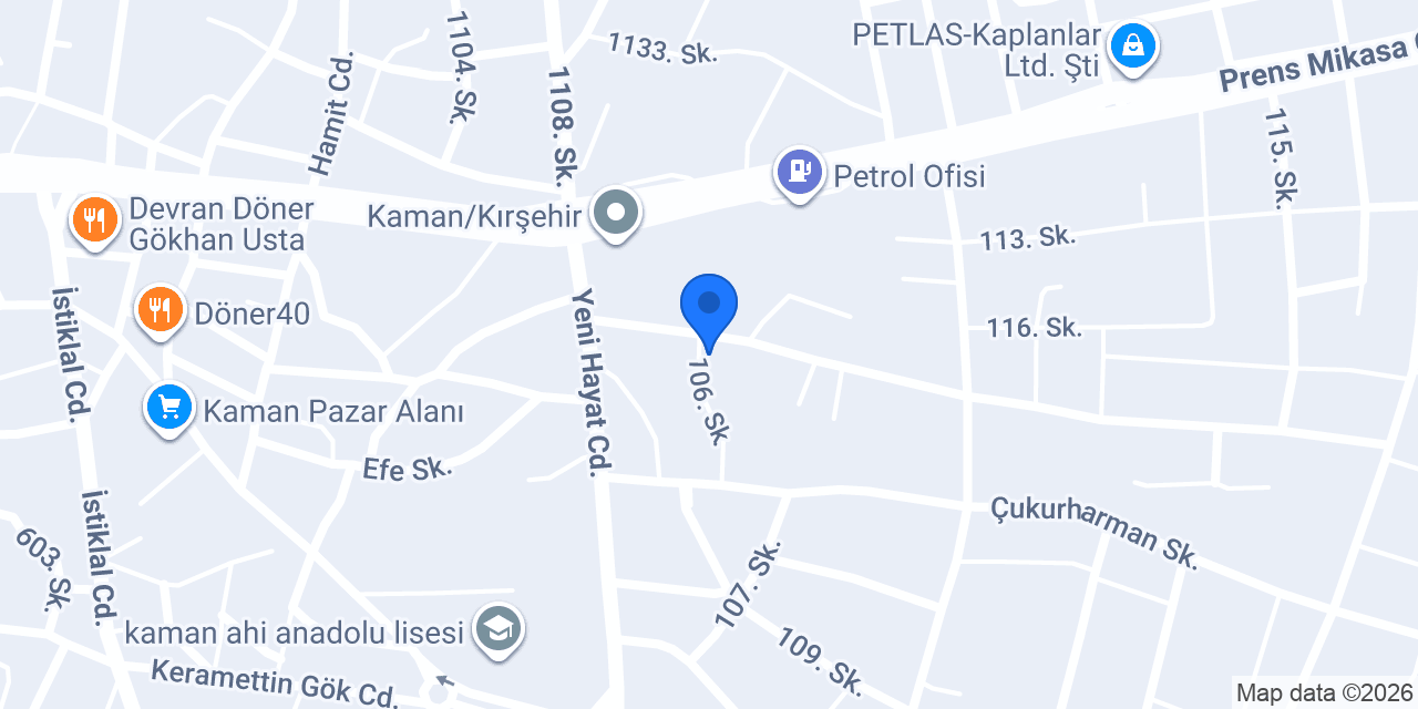 Yeni Hayat İöo konumu