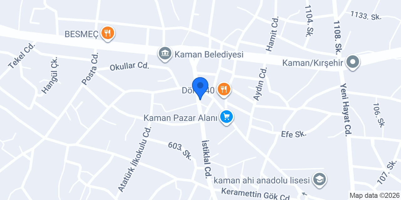 Aran Eczanesi konumu