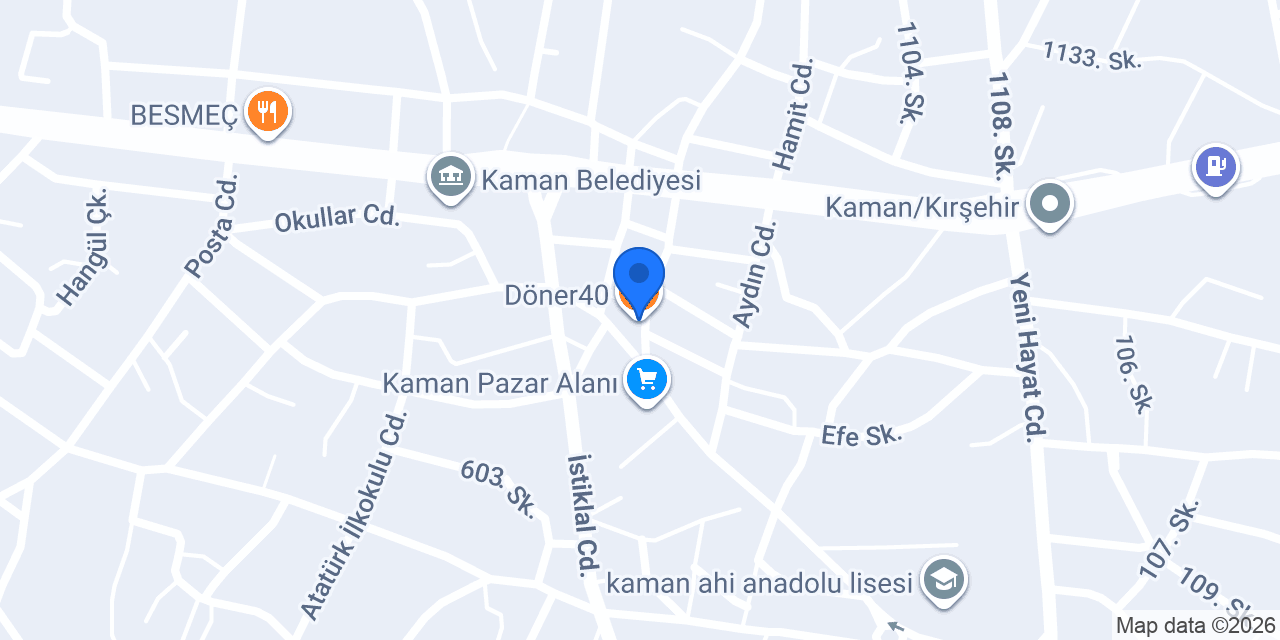 Döner40 konumu