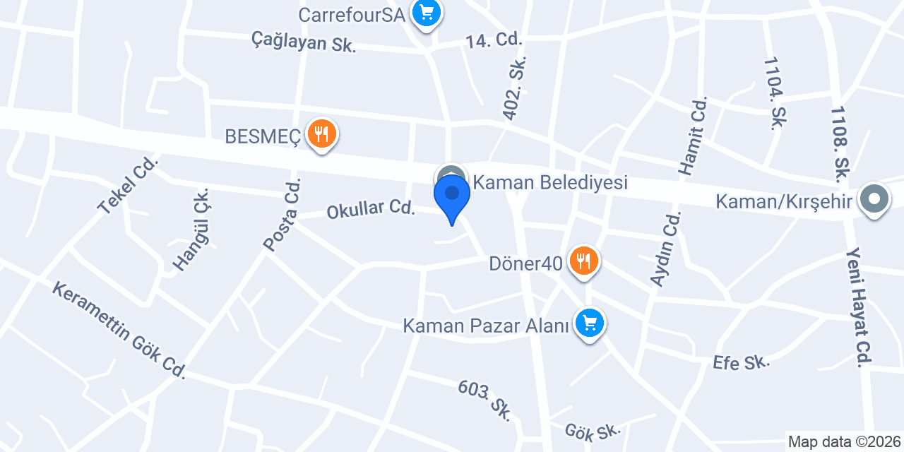 BOZKIR VETERİNER KLİNİĞİ konumu