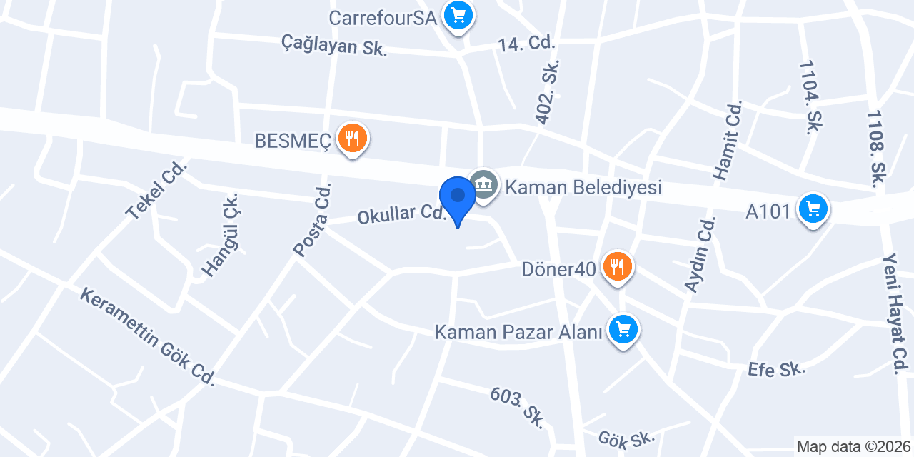 Miray Veteriner Kliniği konumu