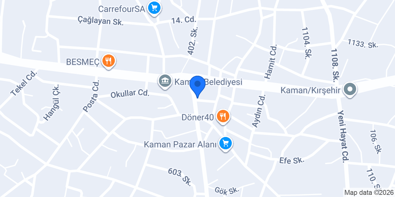 Merkez Eczanesi konumu