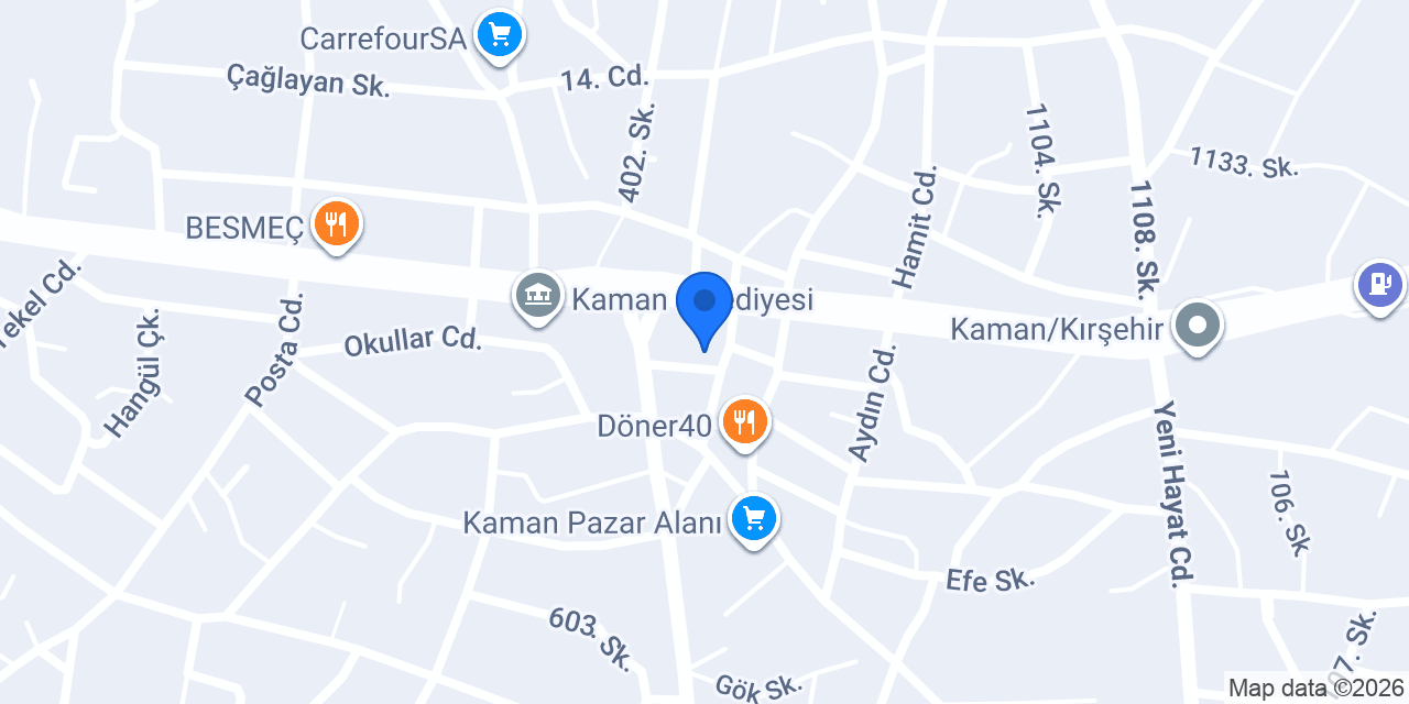 Kaman Ebru Çiçekcilik konumu