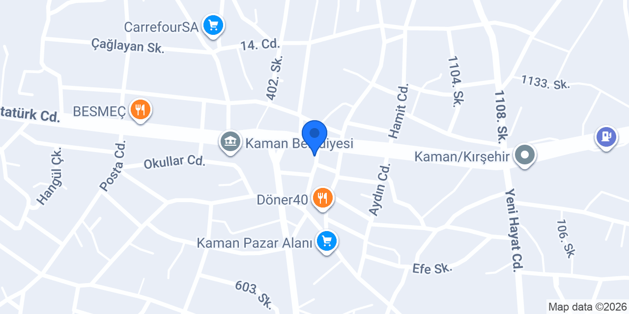 Taylan Veteriner Kliniği konumu