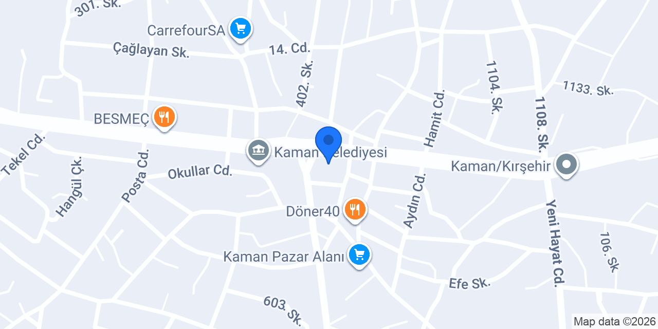 Börekçioğlu Pastanesi konumu