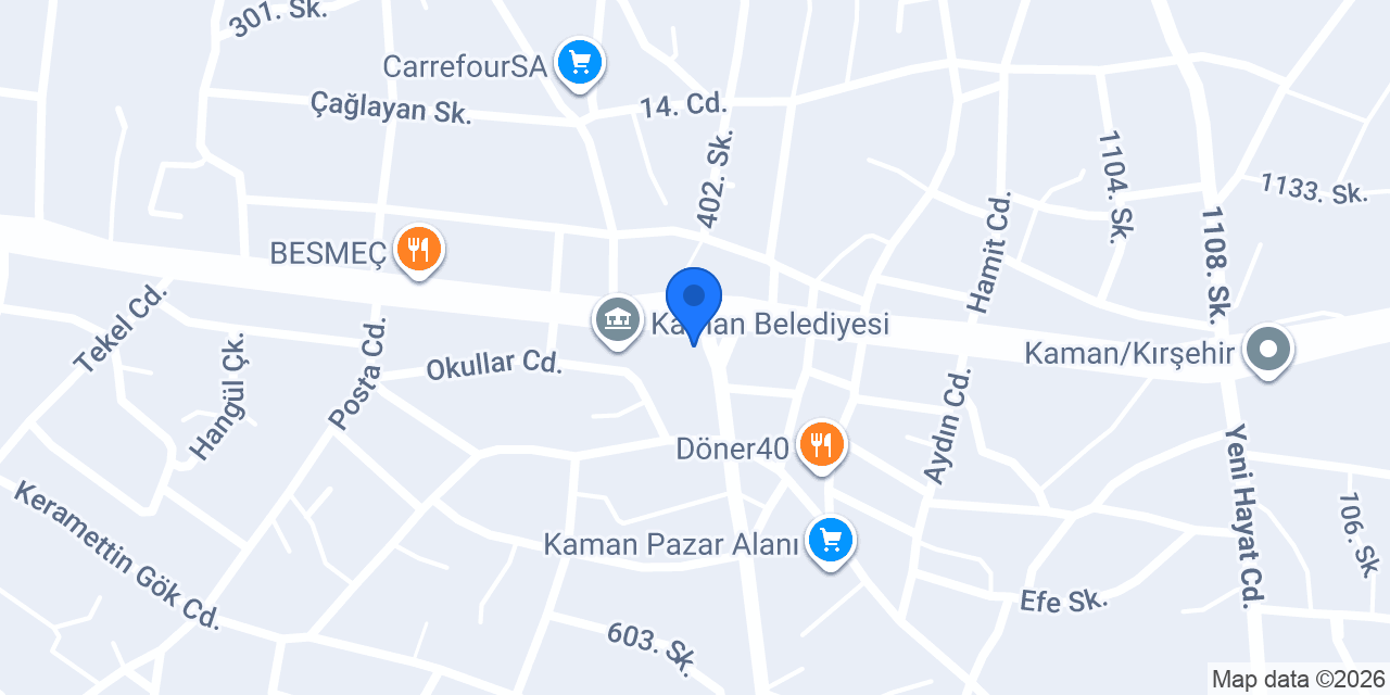 Üçel kuruyemiş konumu