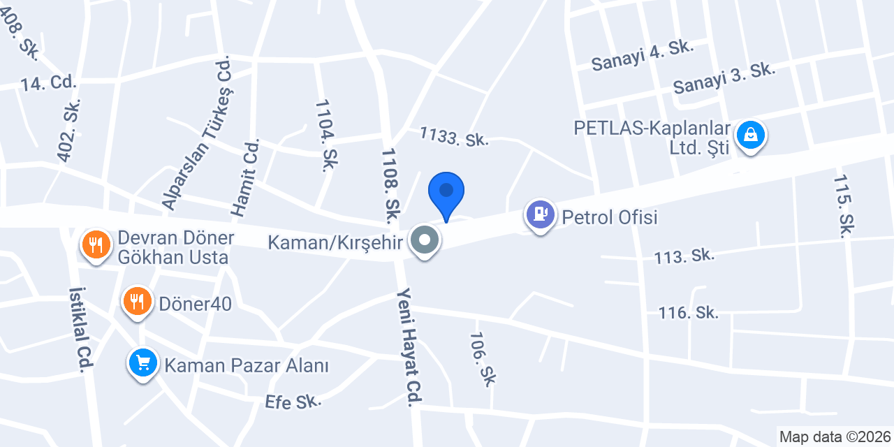 Petrol Ofisi konumu