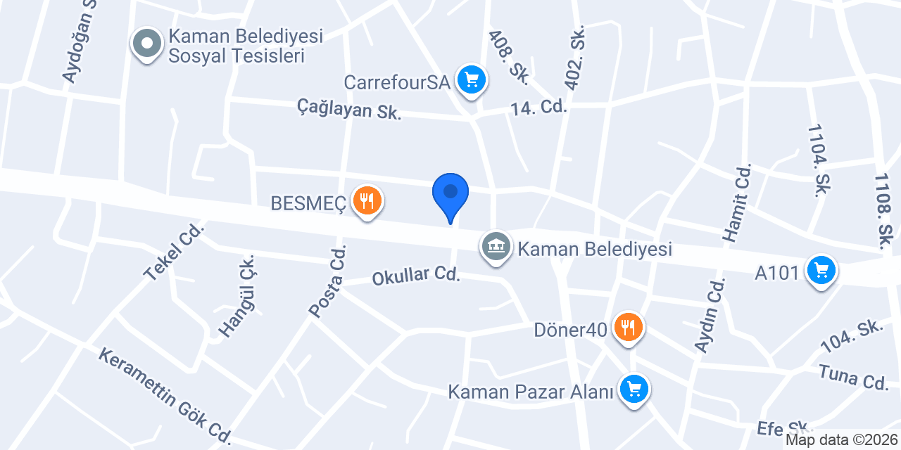 Samet Usta Kaman konumu