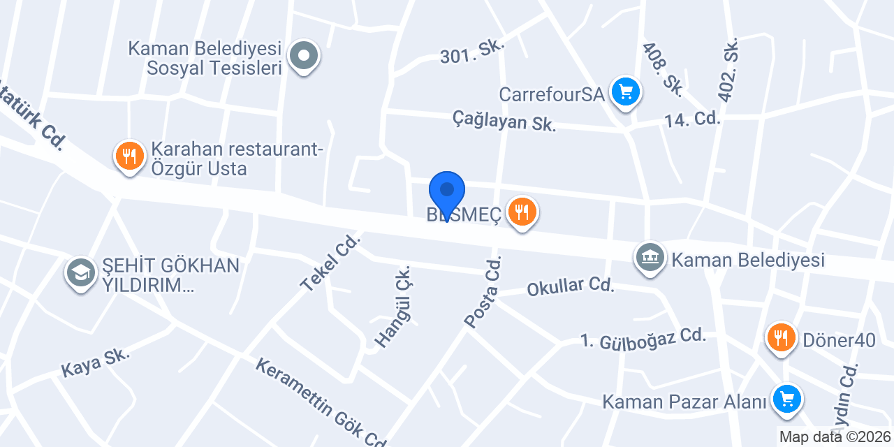 ER BAKİLER MOBİLYA konumu