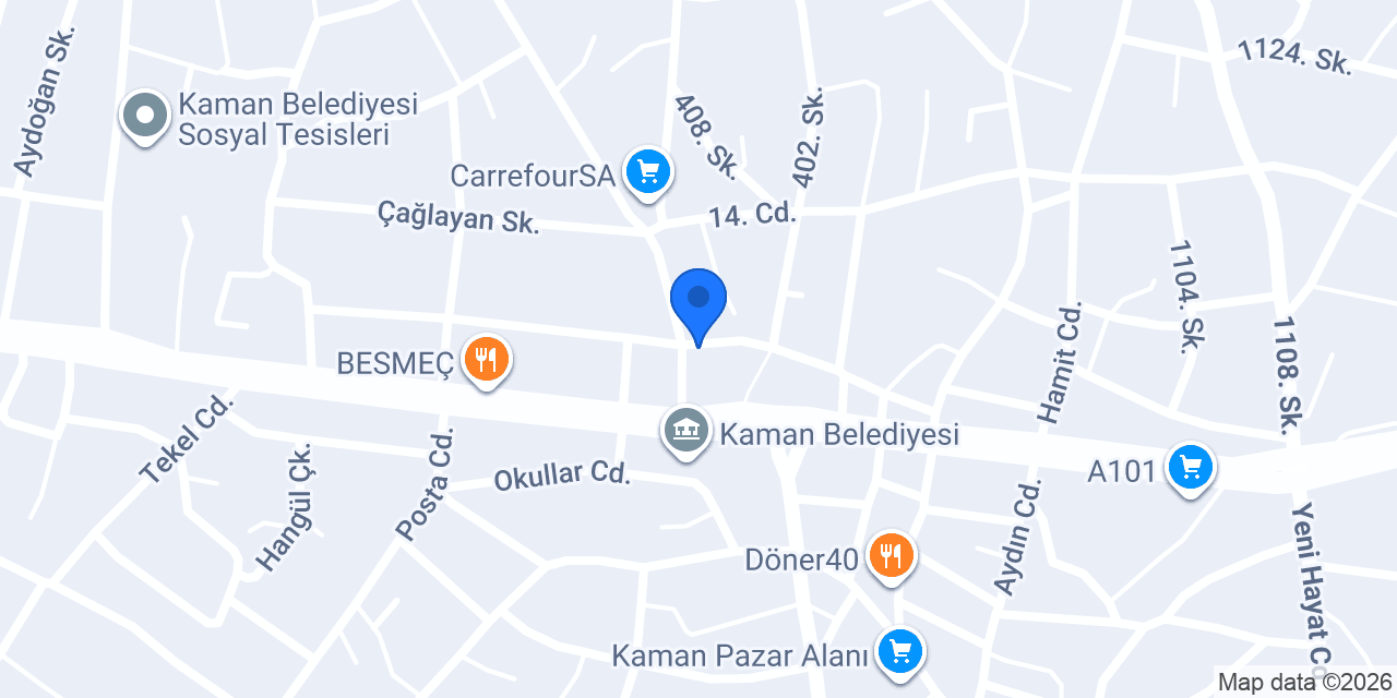 Derman Eczanesi konumu