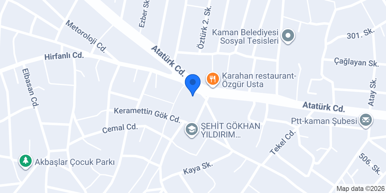 Melikşah İlkokulu konumu