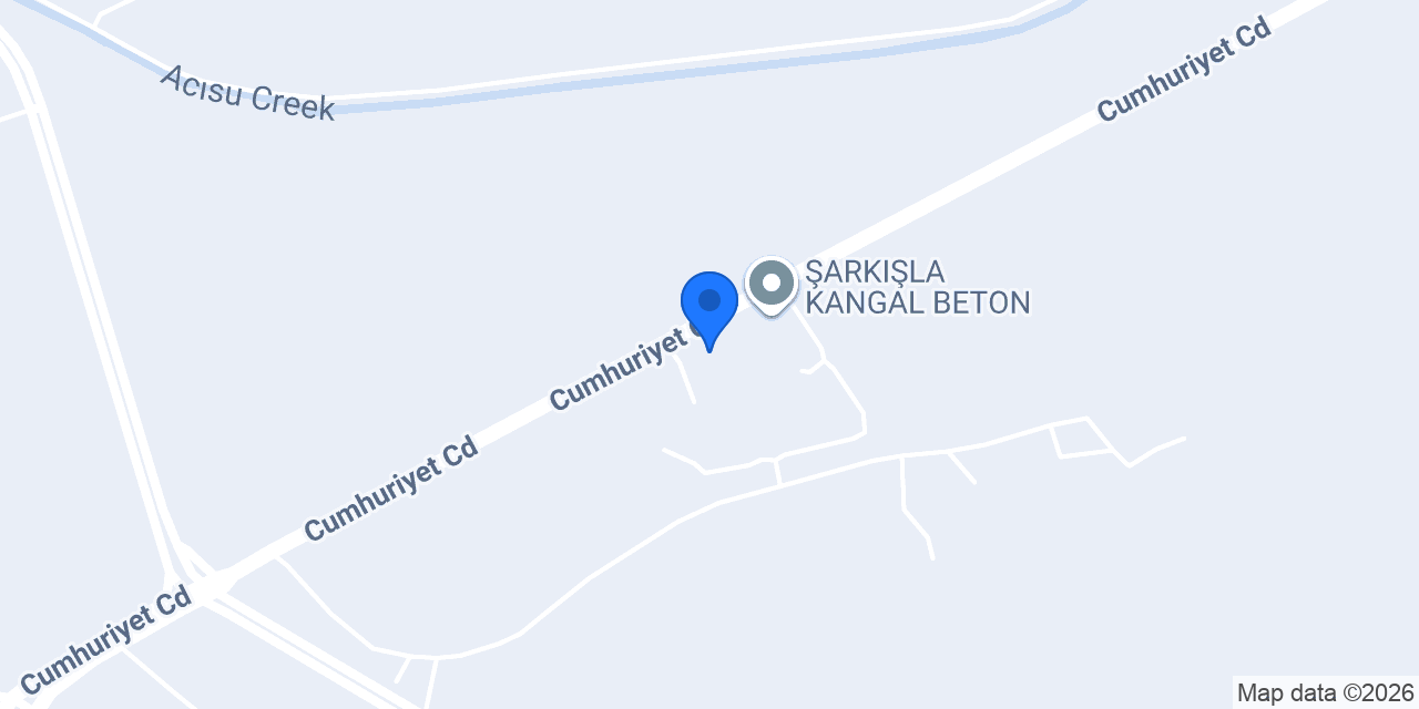 POYRAZ BETON ŞARKISLA konumu