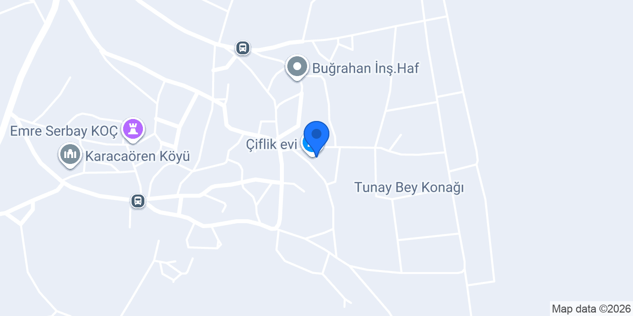 Çiflik evi konumu