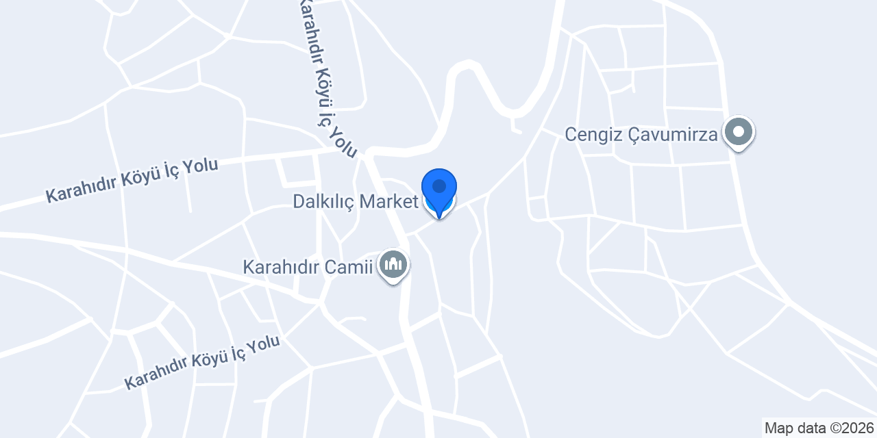 Dalkılıç Market konumu