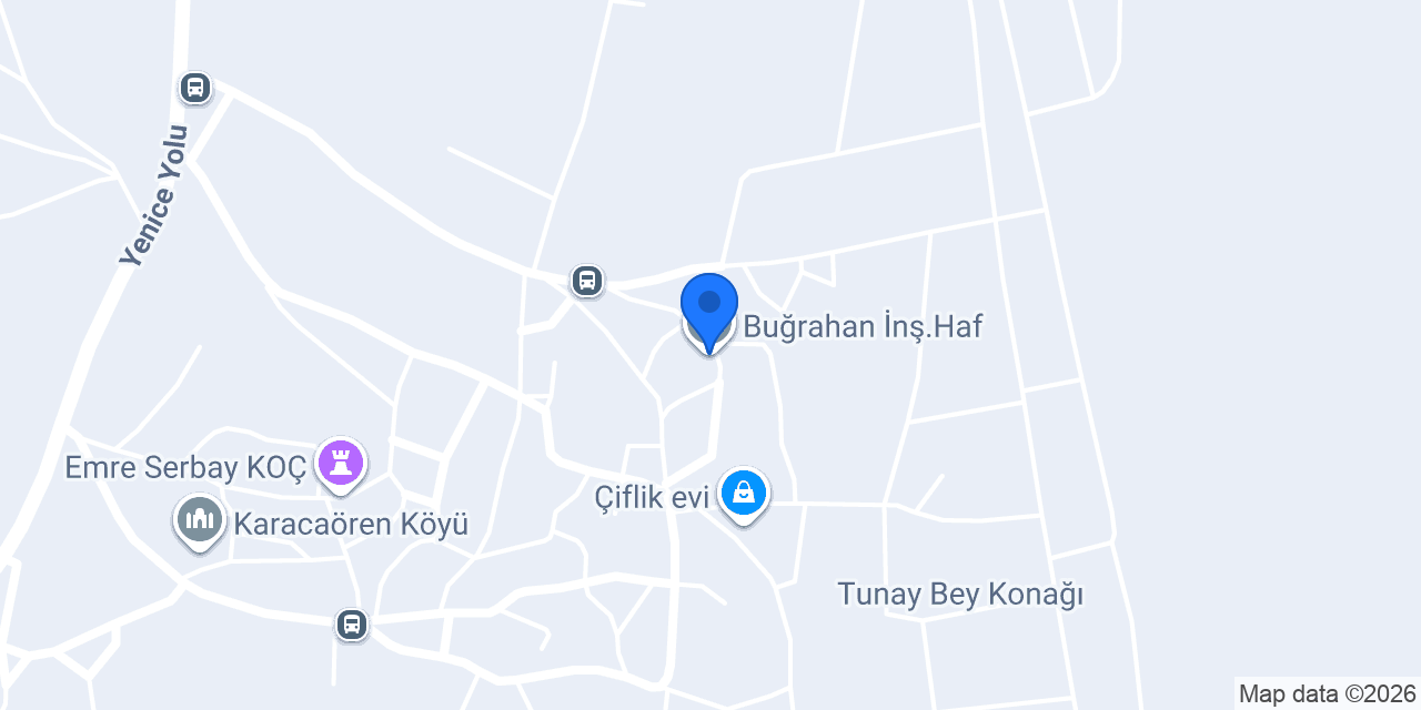 Buğrahan İnş.Haf. konumu