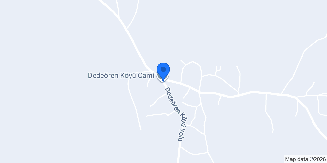 Dedeören Köyü Muhtarlığı konumu
