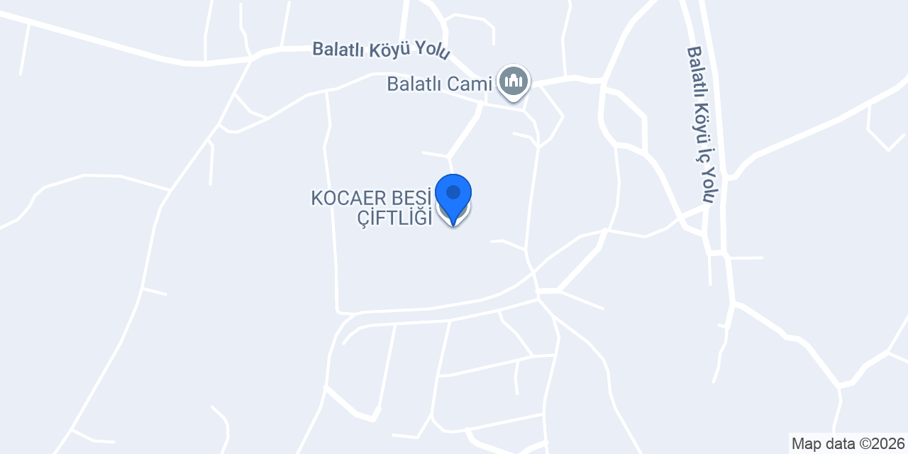 KOCAER BESİ ÇİFTLİĞİ konumu