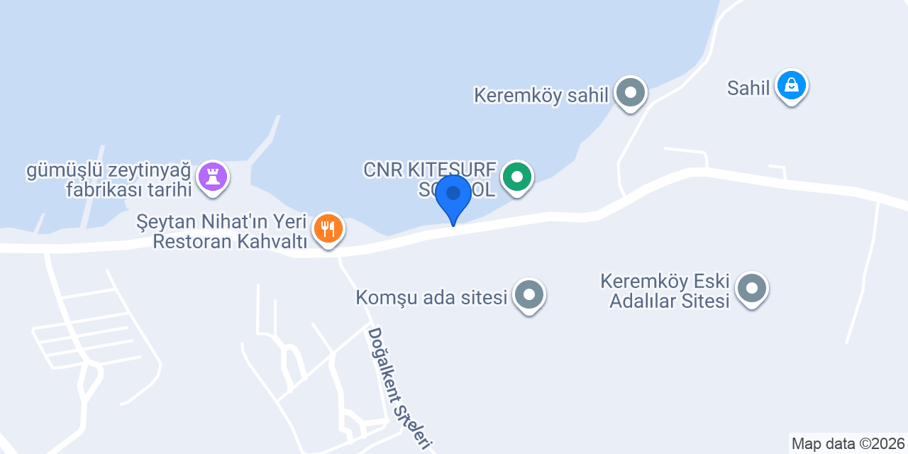 Keremköy Konakları konumu