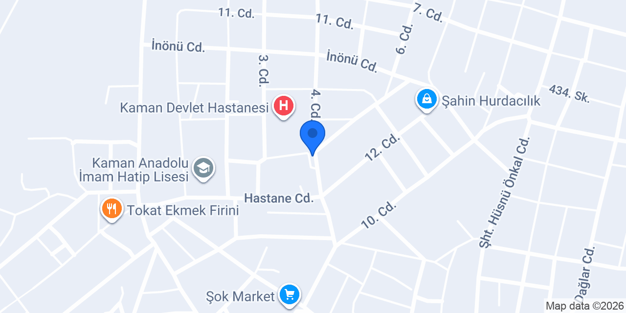 Hastane Taksi konumu