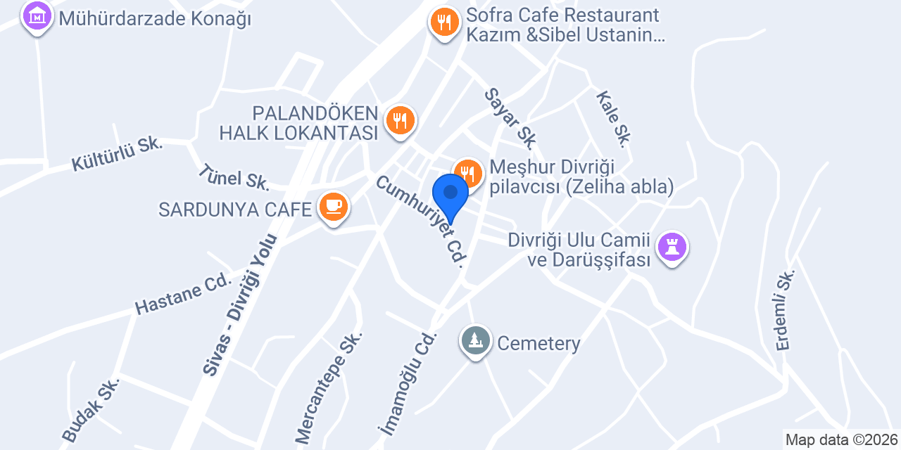 DİVRİĞİ BİRLİK LTD. ŞTİ. konumu