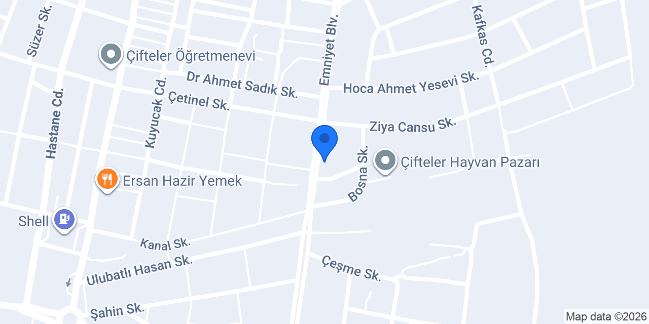 Demircan Tarım konumu