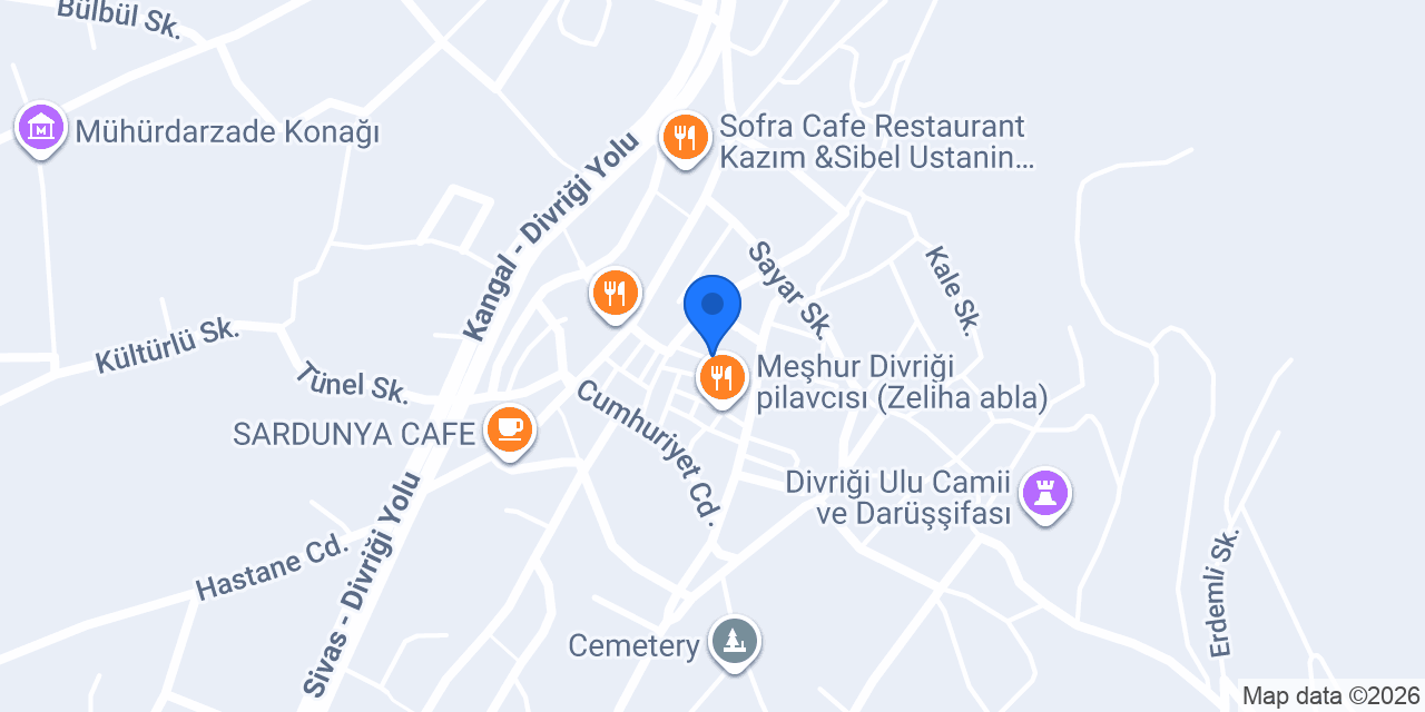 Güldalı Elektronik Uydu konumu