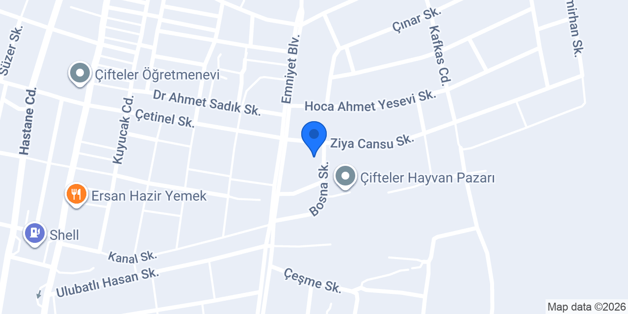 DOĞAN MERMER GRANİT konumu