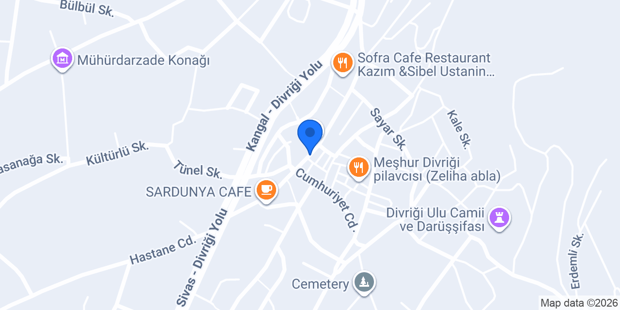 Divriği Eczanesi konumu