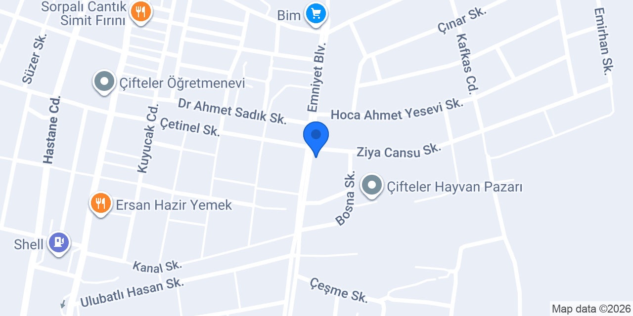 Arçelik Beko Yetkili Servisi konumu