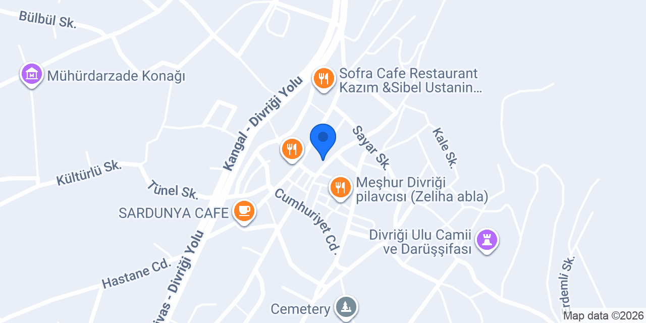 YILTAŞ SİGORTA DİVRİĞİ konumu