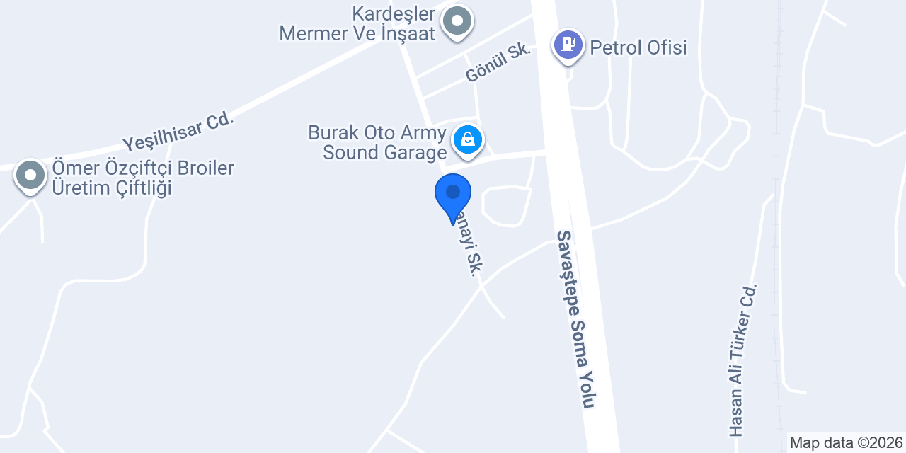 Çağlar Mermer/ Eker Mermercilik konumu