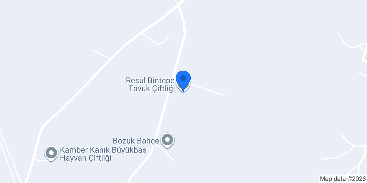 Resul Bintepe Tavuk Çiftliği konumu