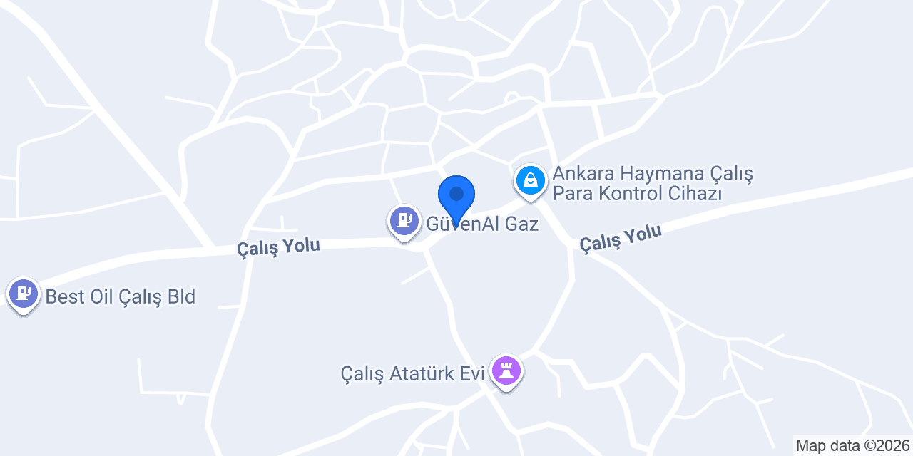 Çalış İlköğretim Okulu konumu