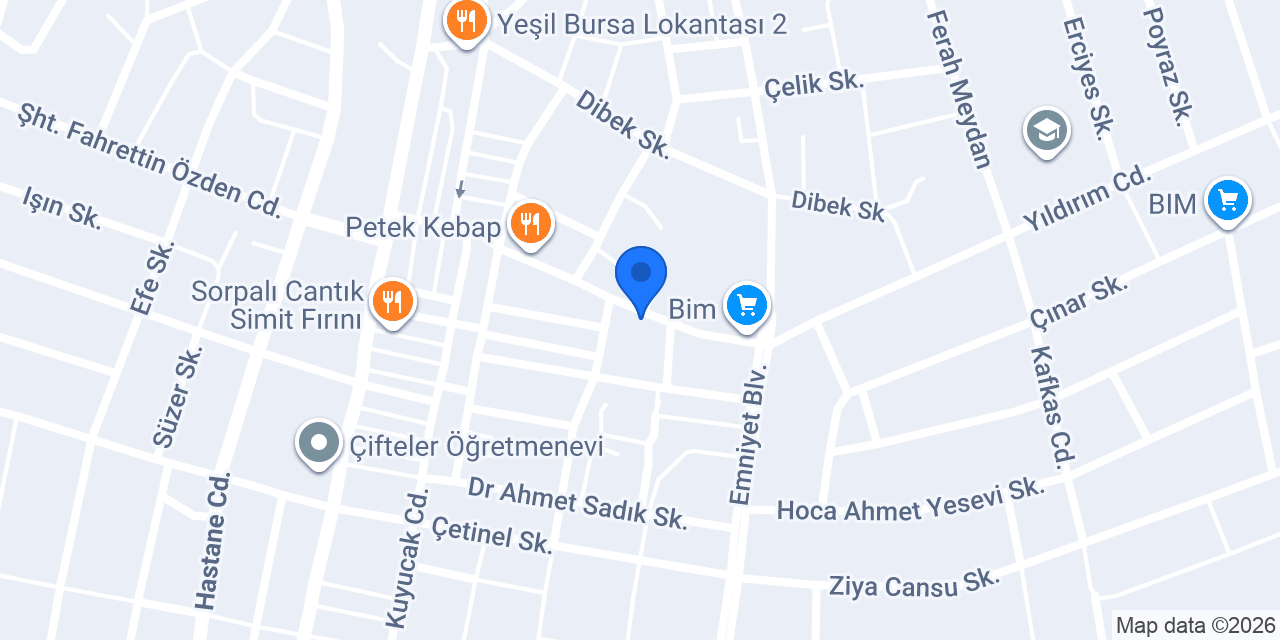 Ateş Kebap Salonu konumu