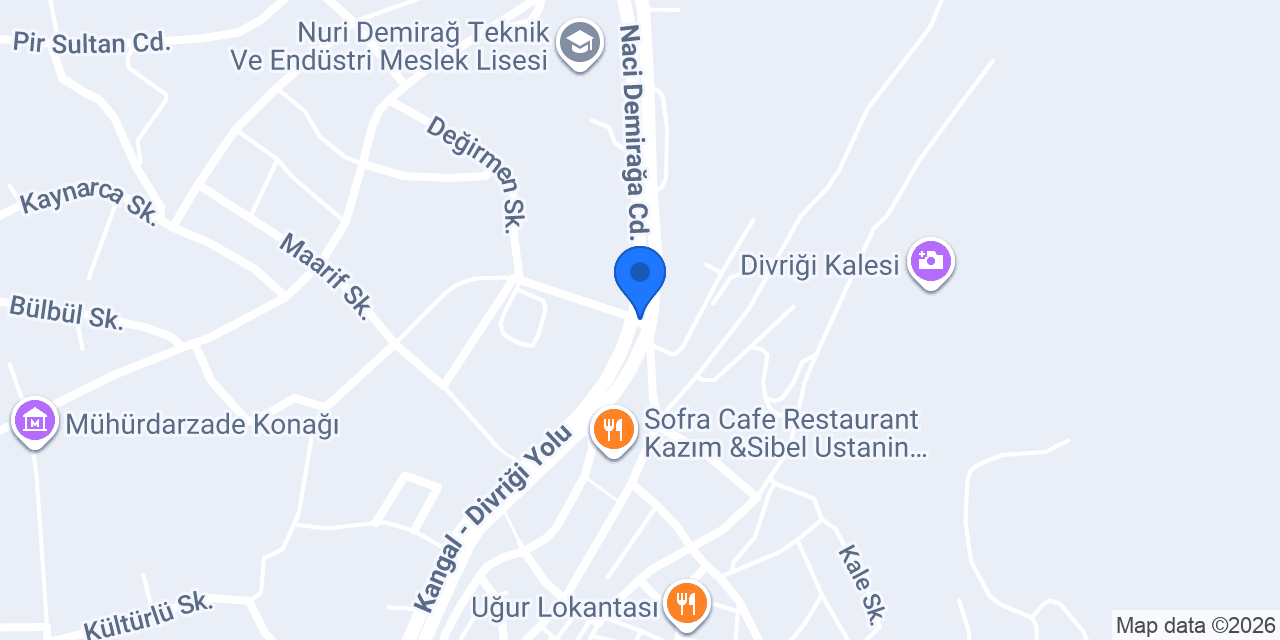 Tapu Müdürlüğü konumu