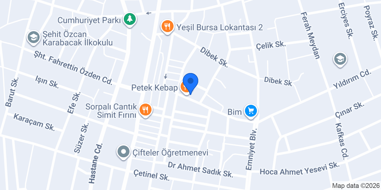 Ayça Bayan Kuaförü konumu